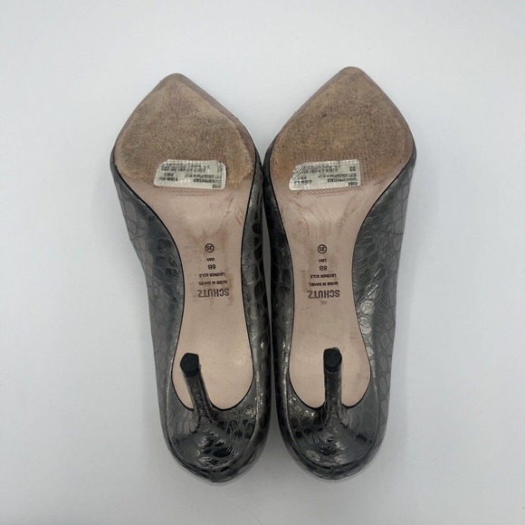 Schultz Sz 8 Rosie Soft Croc‎ Pumps - Picture 5 of 5